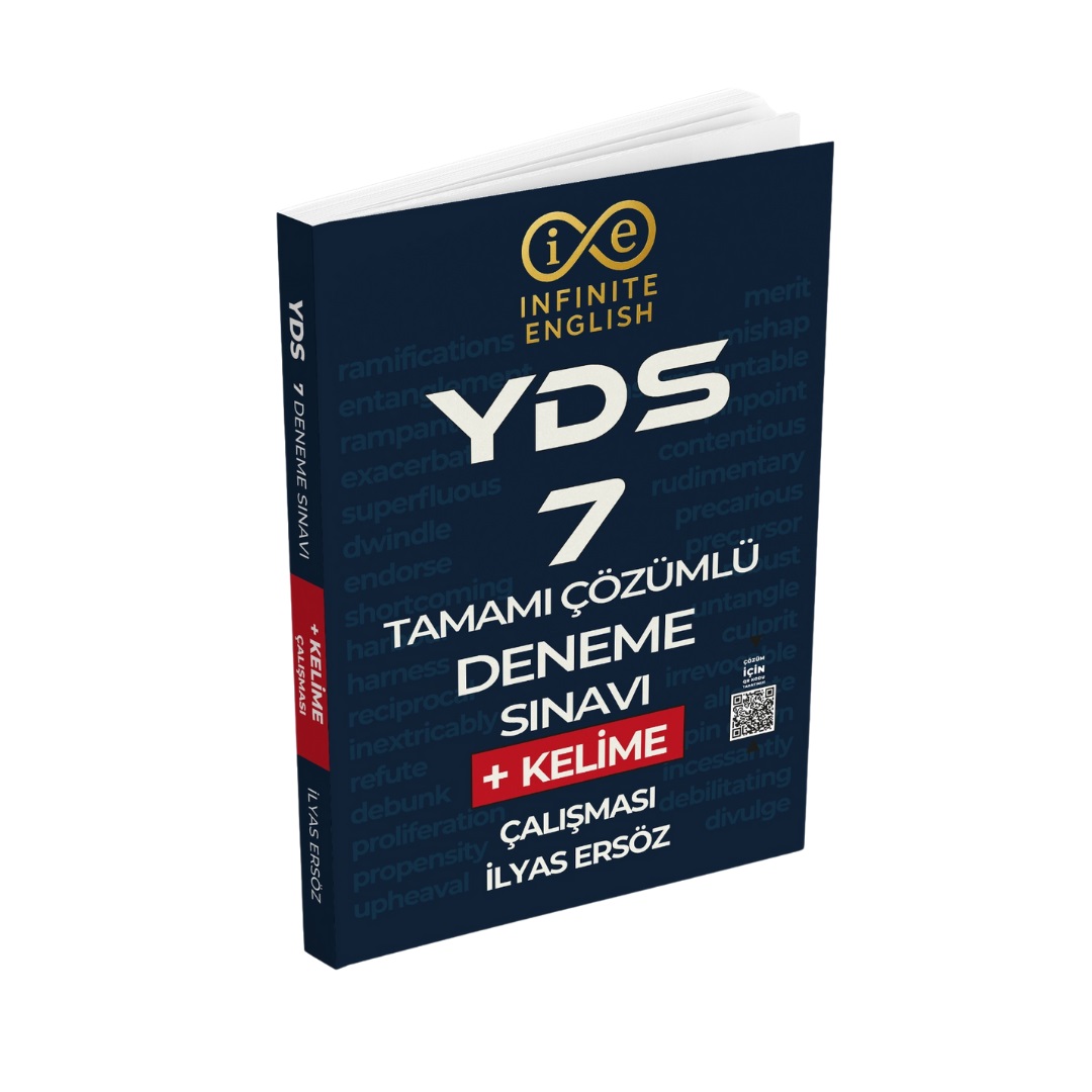 YDS PDF Çözümlü 7 Deneme Sınavı ve Kelime Çalışması 
