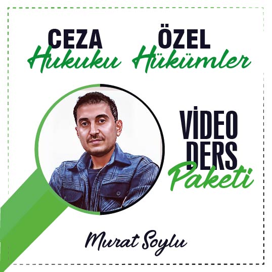 Ceza Hukuku Özel Hükümler Video Ders Paketi Ceza Hukuku Özel Hükümler Video Ders Paketi